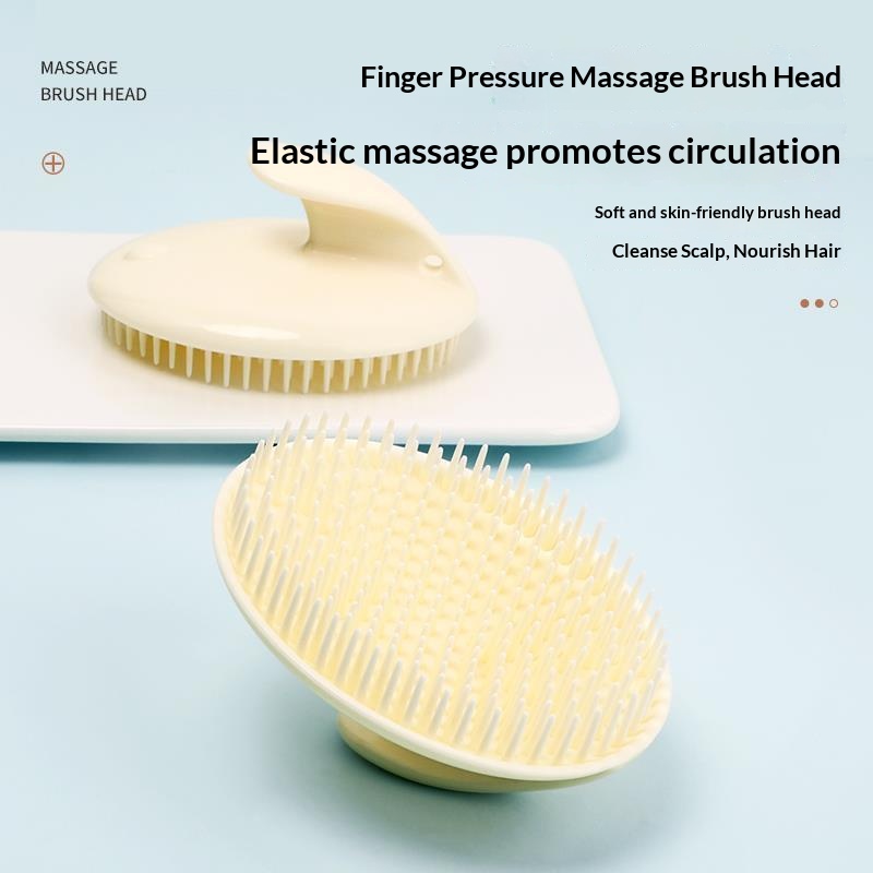 Hair Care Clinic - Cepillo Masajeador de Silicona Suave para