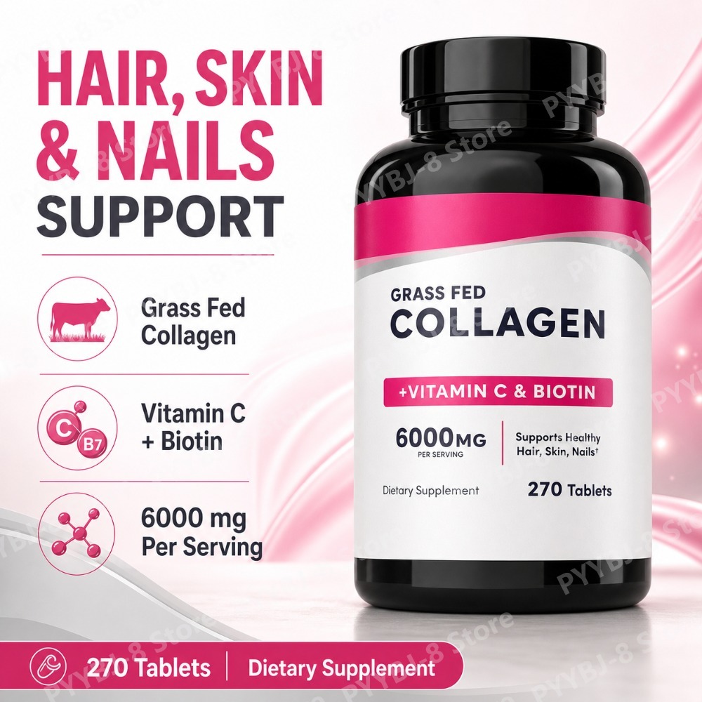 Hair Care Vitamin - Tabletas de Colágeno 6000mg con Vitamina