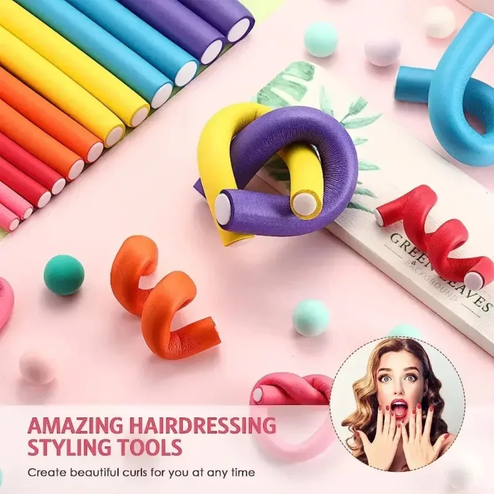 Hair Roller Set Flexi - Juego de 42 piezas de rizadores