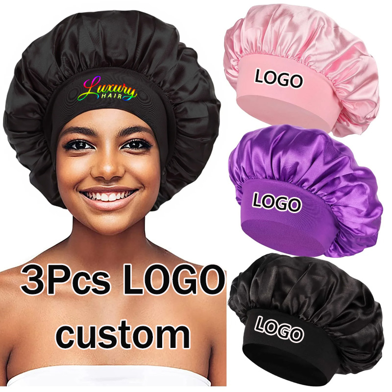 Satin Hair Bonnet - Gorros de satén de seda con