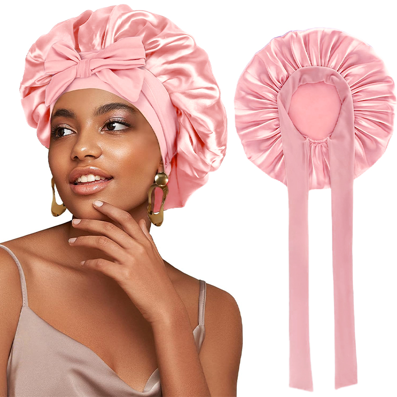 Satin Hair Bonnet - Nuevo gorro de satén para mujer,