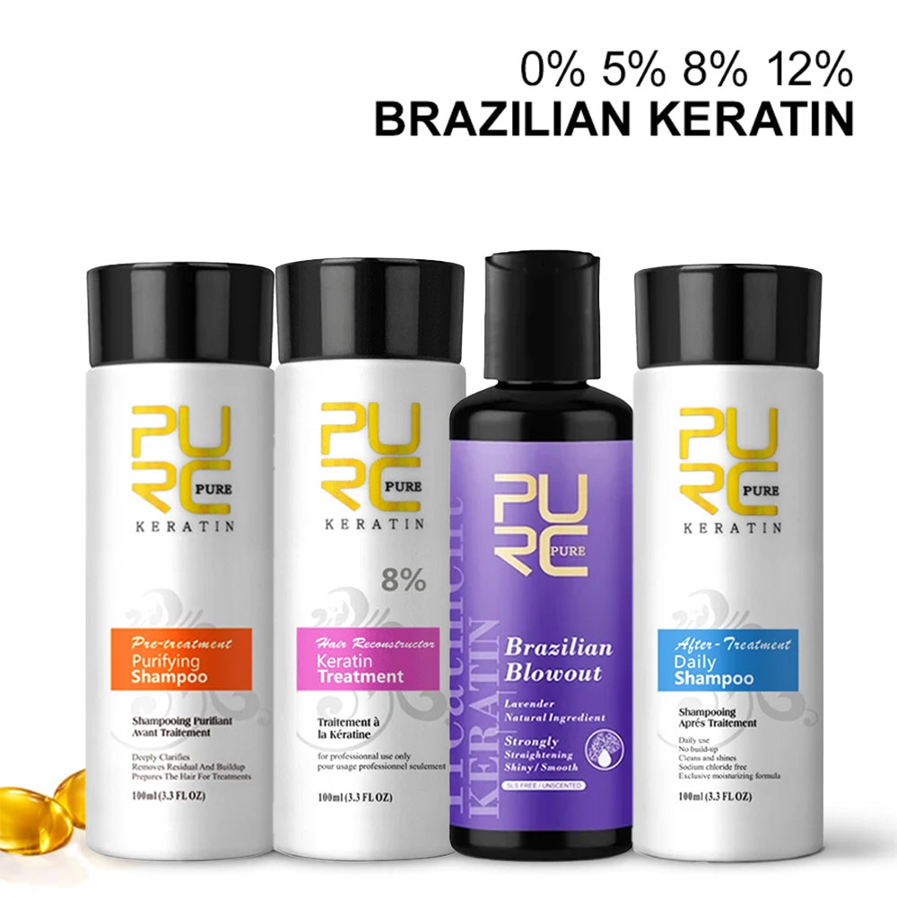 PURC tratamiento de queratina  - Hair Care Keratin Shampoo reseña y precio