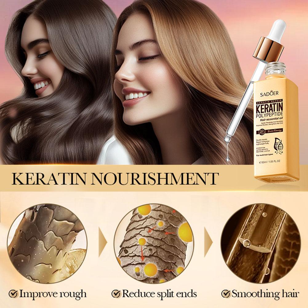 Set de champú y acondicionador - Hair Care Keratin Shampoo reseña y precio