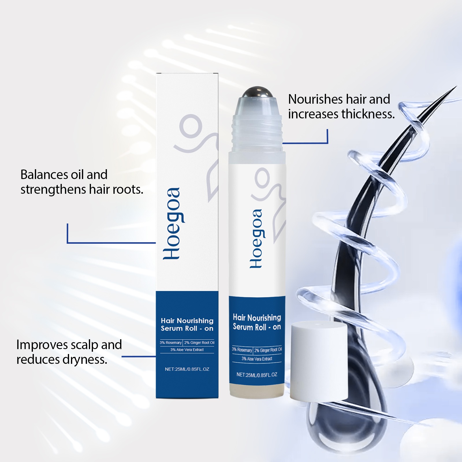 La esencia del rodillo para el - Hair Care Serum reseña y precio