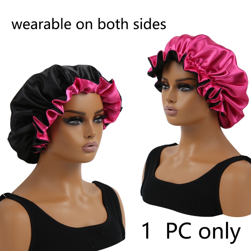 Gorro de Ducha Reversible de S - Satin Hair Bonnet reseña y precio