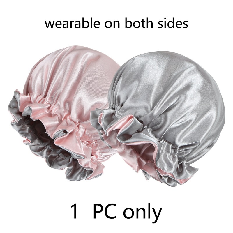 Gorro de Ducha Reversible de S - Satin Hair Bonnet reseña y precio