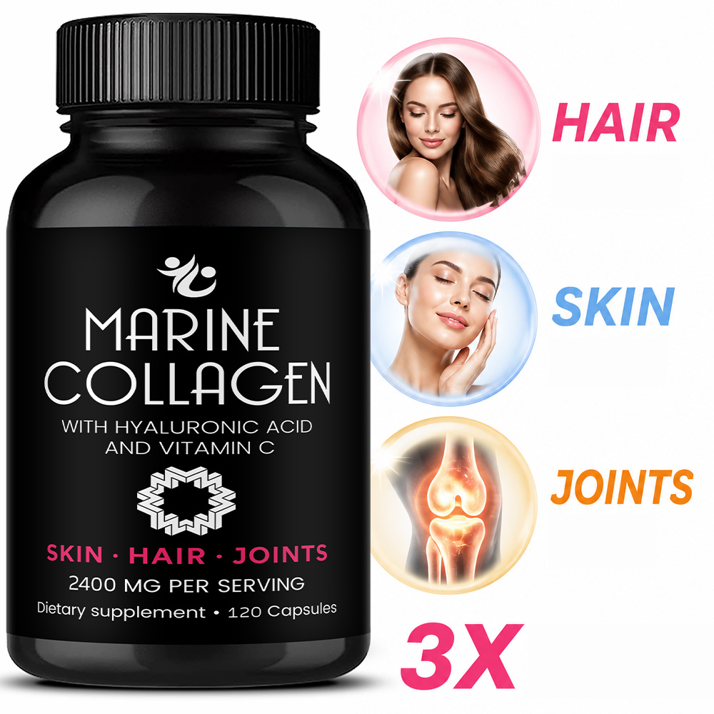 Cápsulas de Colágeno Marino 22 - Hair Care Vitamin reseña y precio