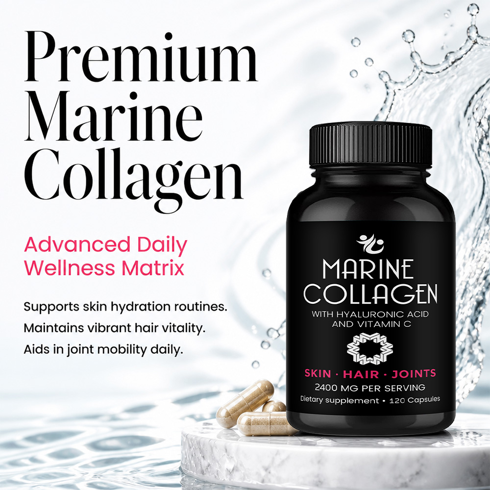 Cápsulas de Colágeno Marino 22 - Hair Care Vitamin reseña y precio