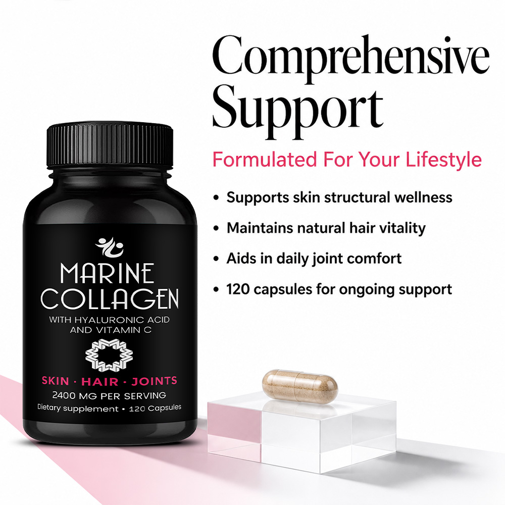 Cápsulas de Colágeno Marino 22 - Hair Care Vitamin reseña y precio