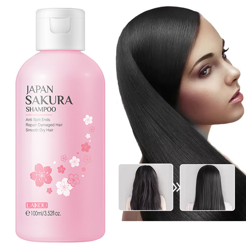 LAIKOU Japón Sakura champú rep - Hair Care Vitamin reseña y precio