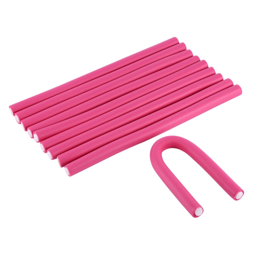 10 piezas/set de rulos de espu - Hair Roller Set Flexi reseña y precio