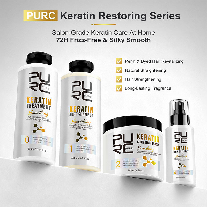 Set de Tratamiento Capilar con - Hair Care Keratin Shampoo reseña y precio