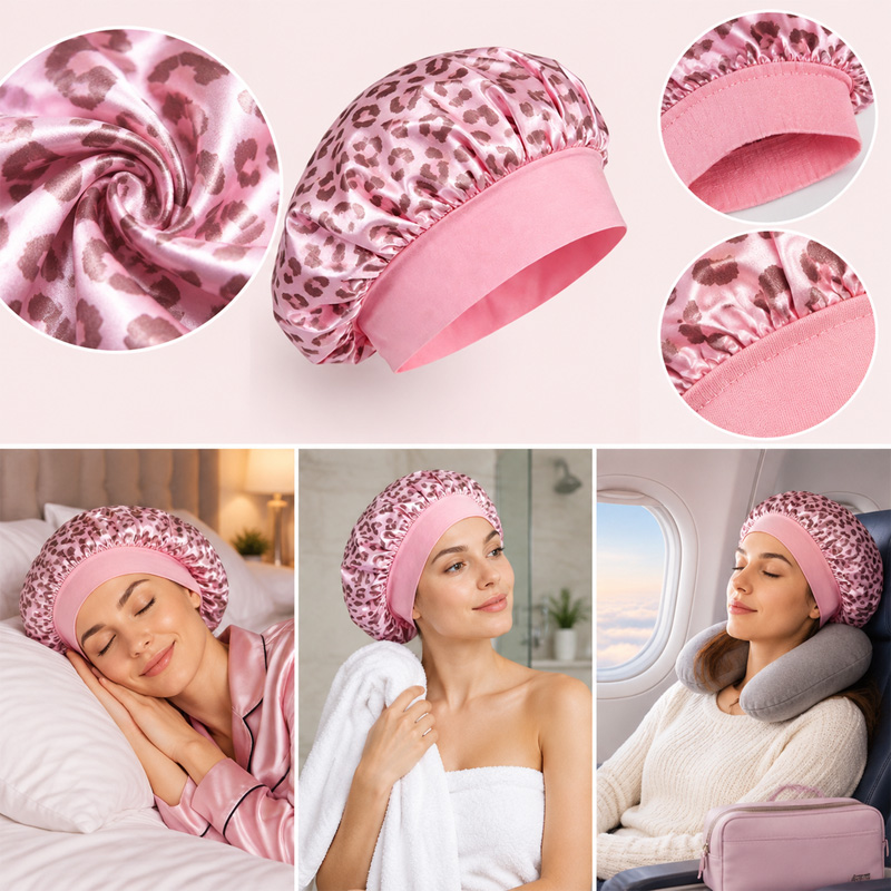 Set de rizadores de pelo sin c - Satin Hair Bonnet reseña y precio