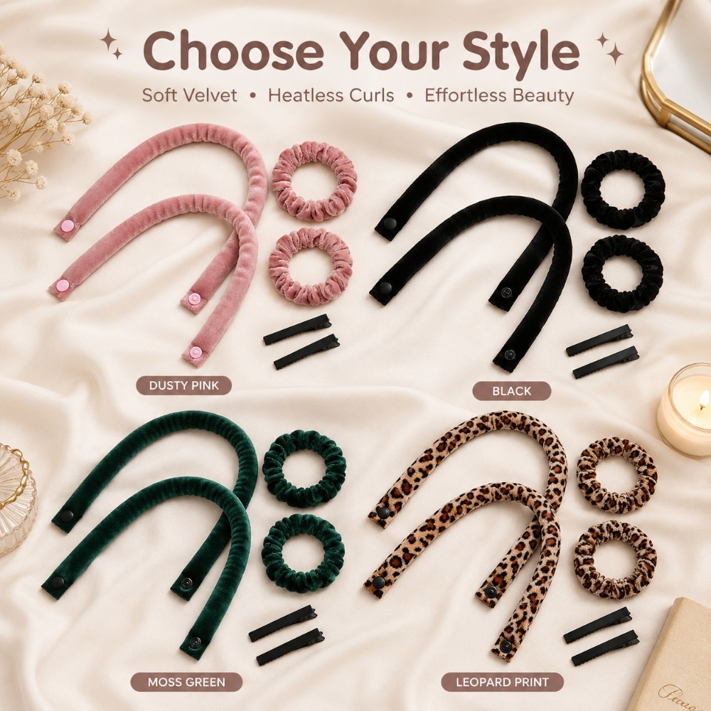 Set de 6 rizadores sin calor,  - Hair Roller Set Flexi reseña y precio