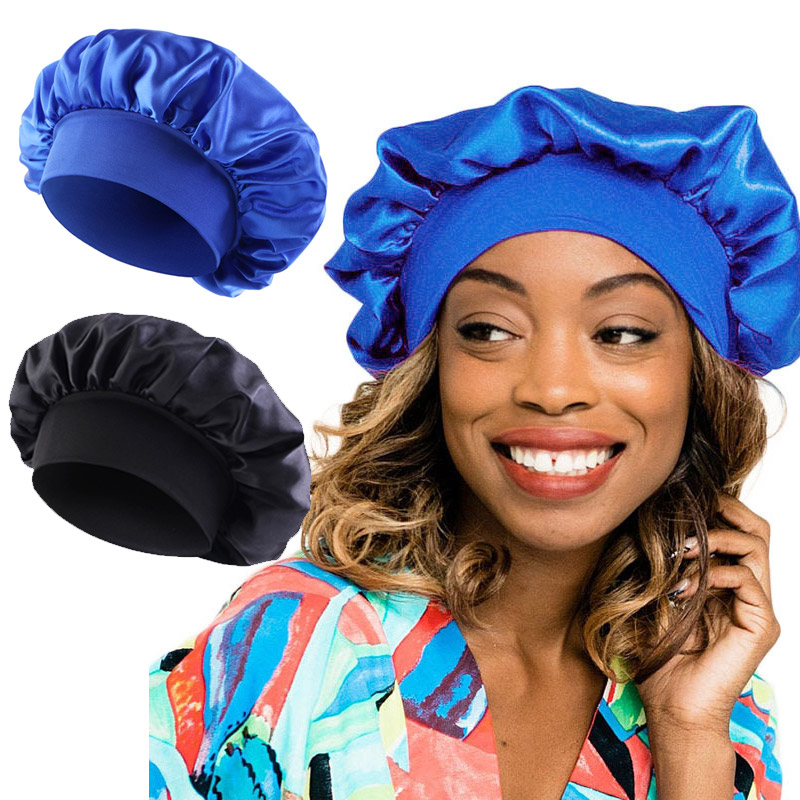 Gorros de satén de seda con lo - Satin Hair Bonnet reseña y precio