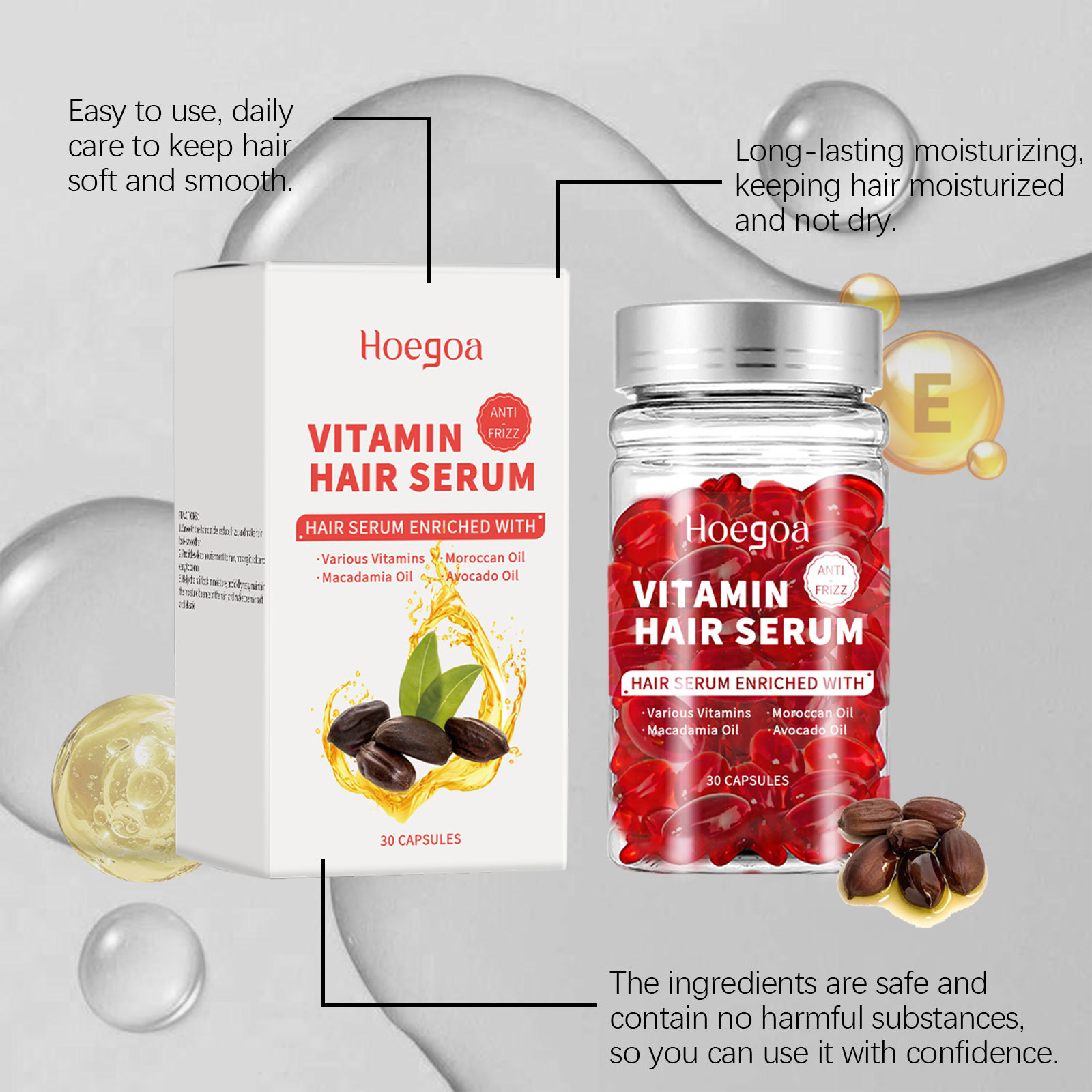 Cápsulas de suero para el cuid - Hair Care Vitamin reseña y precio