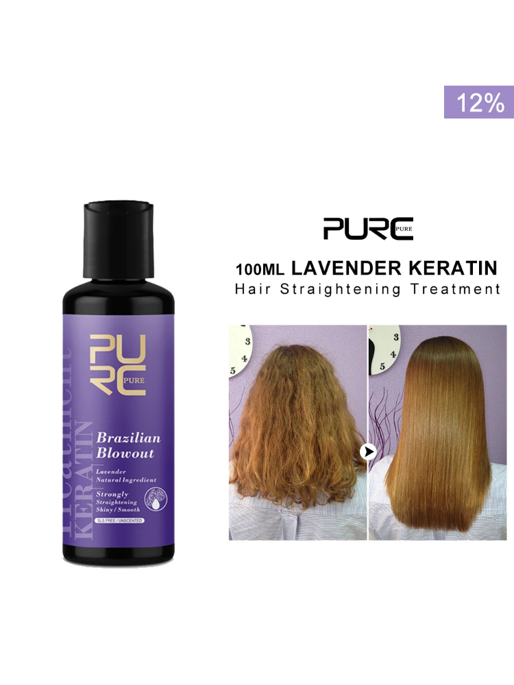 PURC lavanda 12% tratamiento a - Hair Care Keratin Shampoo reseña y precio